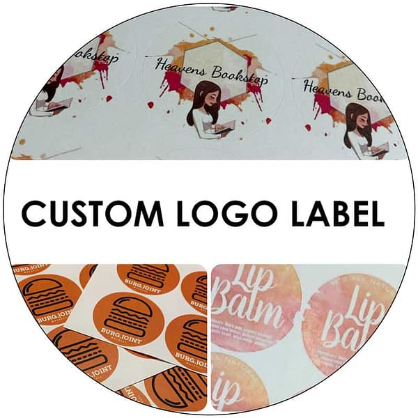 Custom Logo Labels Sheet - PRINT AND GRAPHIC